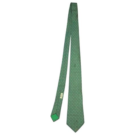 green hermes tie|Hermes tie price.